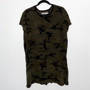 Daniel Patrick Knomadik Camouflage sleeveless oversized Tee​​​​​